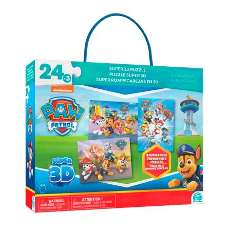 Rompecabezas 24 piezas 3d Paw Patrol