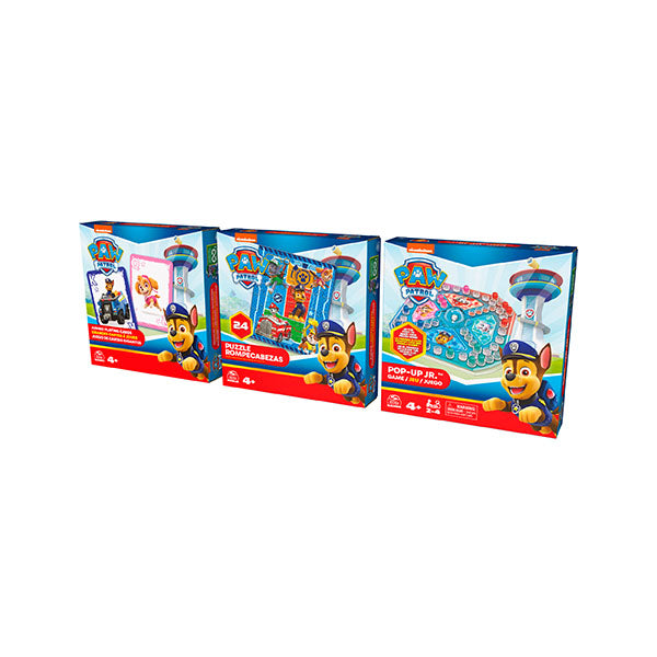 Juego de mesa 3 pack Paw Patrol