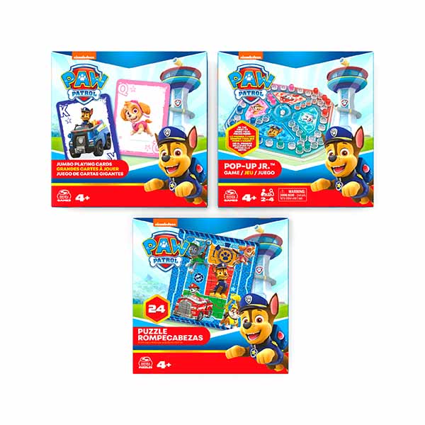 Juego de mesa 3 pack Paw Patrol