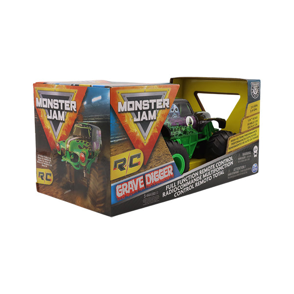 Vehículo r/c 1:24 Monster Jam Grave Digger