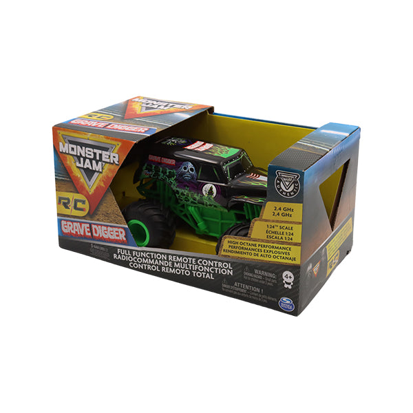 Monster Jam Grave Digger Rc Total Escala 1:24