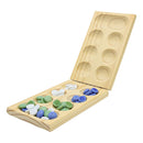 Juego de mesa mancala de madera