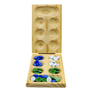 Juego de mesa mancala de madera