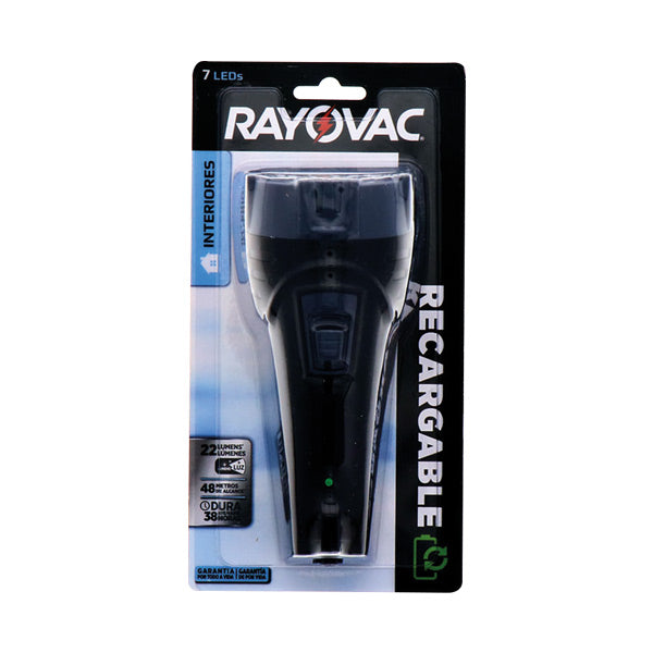 Linterna recargable 22 lúmenes Rayovac.