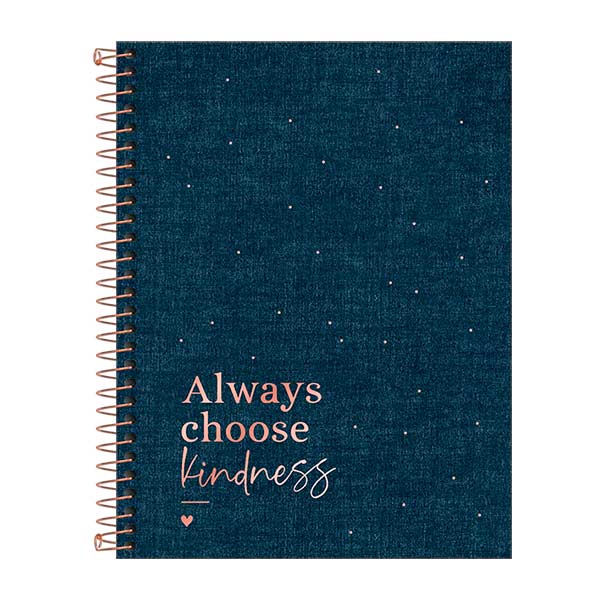 Cuaderno Tapa Dura Cambridge denim 80 hojas Tilibra.