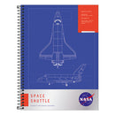 Cuaderno resorte tapa dura nasa 80 hojas Tilibra.
