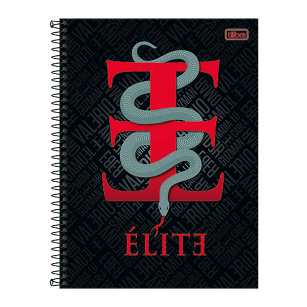 Cuaderno tapa dura espiral Elite 80 hojas.