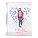 Cuaderno tapa dura espiral To All The Boys 80 hoja