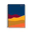 Cuaderno universitario resorte tapa dura 80 hojas Connect Credeal.