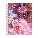 Cuaderno resorte tapa dura Loly 80 hojas Sao Domingo