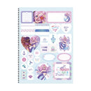 Cuaderno resorte tapa dura Loly 80 hojas Sao Domingo