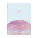 Cuaderno resorte tapa dura Loly 80 hojas Sao Domingo