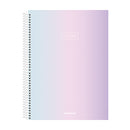 Cuaderno resorte tapa dura Clean 80 hojas Sao Domingo