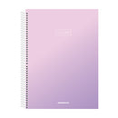 Cuaderno resorte tapa dura Clean 80 hojas Sao Domingo