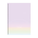 Cuaderno resorte tapa dura Clean 80 hojas Sao Domingo