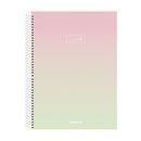 Cuaderno resorte tapa dura Clean 160 hojas Sao Domingo