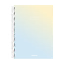Cuaderno resorte tapa dura Clean 160 hojas Sao Domingo