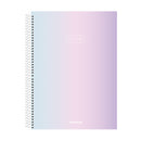 Cuaderno resorte tapa dura Clean 160 hojas Sao Domingo