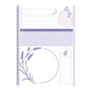 Cuaderno resorte tapa dura Lavender 80 hojas Sao Domingo