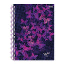 Cuaderno resorte tapa dura Butterfly 80 hojas Sao Domingo
