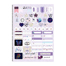 Cuaderno resorte tapa dura Butterfly 80 hojas Sao Domingo