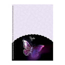 Cuaderno resorte tapa dura Butterfly 80 hojas Sao Domingo