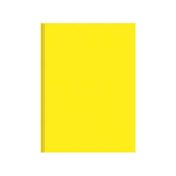 Cuaderno cosido tapa dura amarillo 100 hojas Sao Domingo