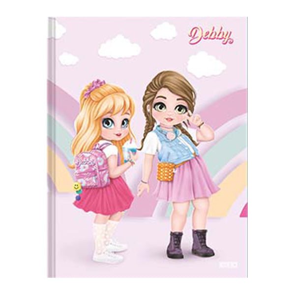 Cuaderno cosido tapa dura Debby 100 hojas Sao Domingo