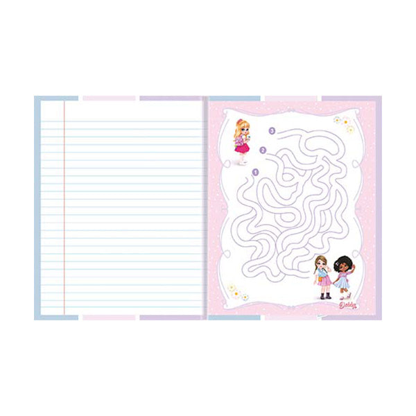 Cuaderno cosido tapa dura Debby 100 hojas Sao Domingo
