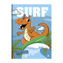 Cuaderno cosido tapa dura Dinosaurios 100 hojas Sao Domingo