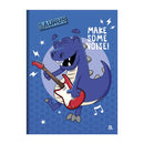 Cuaderno cosido tapa dura Dinosaurios 100 hojas Sao Domingo