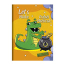 Cuaderno cosido tapa dura Dinosaurios 100 hojas Sao Domingo