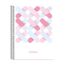 Cuaderno resorte tapa dura Celebre 80 hojas Sao Domingo