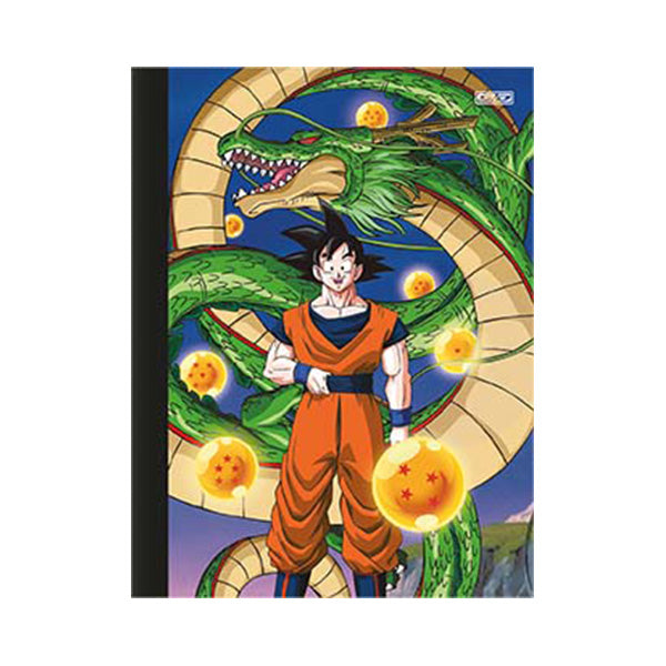 Cuaderno cosido tapa flexible Dragon Ball 100 hojas Sao Domingo