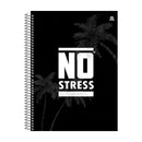 Cuaderno resorte tapa dura No Stress 96 hojas Sao Domingo