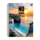 Cuaderno resorte tapa dura No Stress 96 hojas Sao Domingo