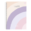 Cuaderno Cristales 80 hjs
