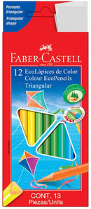 Lapiz De Color Faber Triang Caj/12 Colores