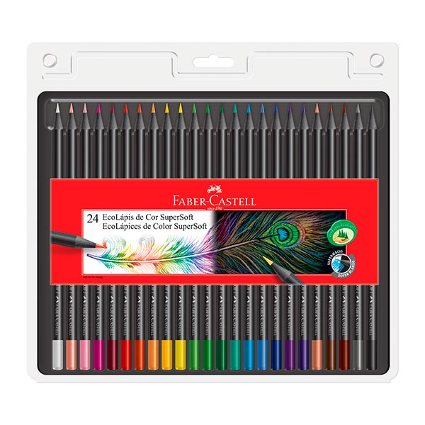 Lápiz Color 24 unidades Supersoft.