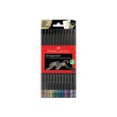 Lápices de color Super Soft 12u Metálicos Faber Castell.