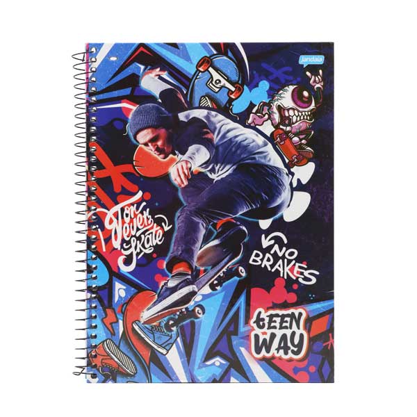 Cuaderno resorte 96 hojas Teen