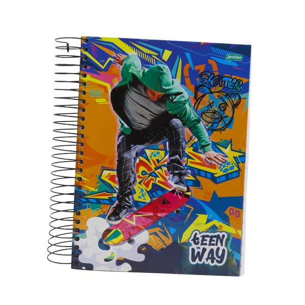 Cuaderno resortes 400 hojas Teen Way