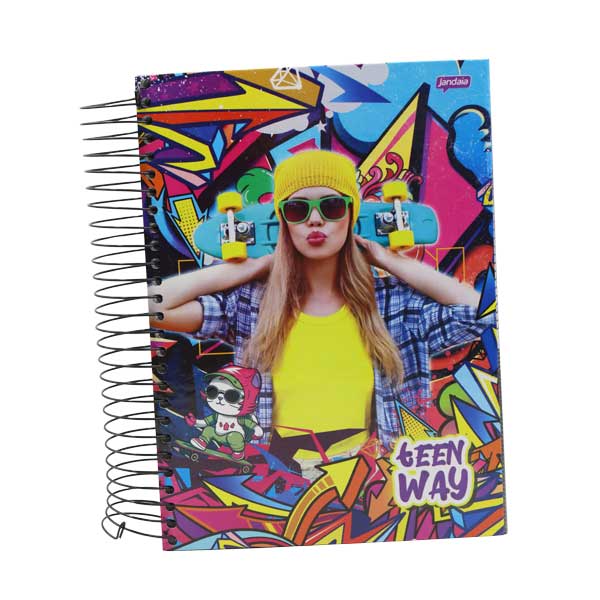 Cuaderno resortes 400 hojas Teen Way