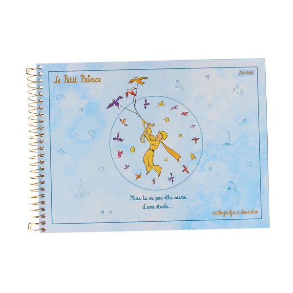 Cuaderno resortes 96 hojas Pequeño Príncipe