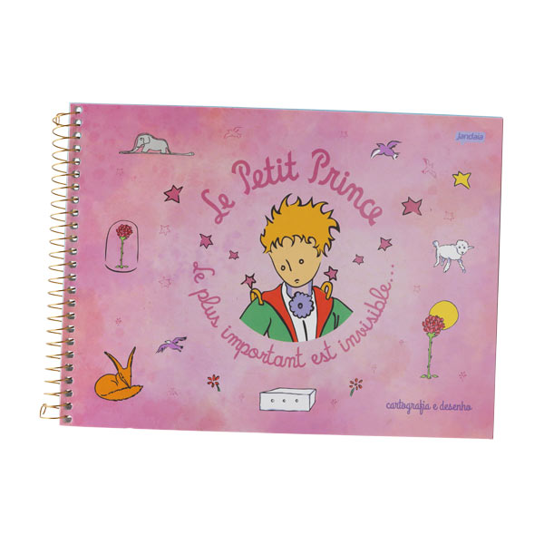 Cuaderno resortes 96 hojas Pequeño Príncipe