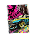 Cuaderno resorte 80 hojas Flow
