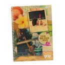 Cuaderno resortes 80 hojas Grip