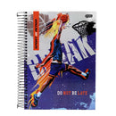 Cuaderno resortes 192 hojas Sport
