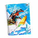 Cuaderno resortes 80 hojas Sport