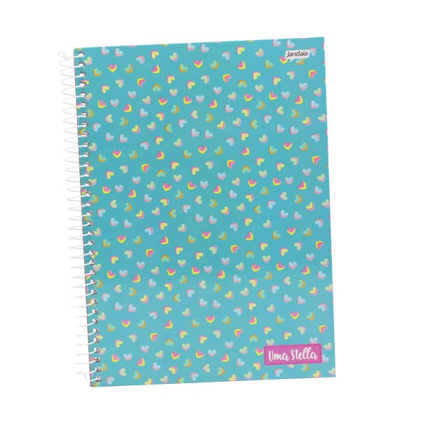 Cuaderno resortes 80 hojas Stella